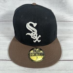 New Era 59Fifty Chicago White Sox 2003 All-Star Game Fitted Hat Black/Brown Sz.7
